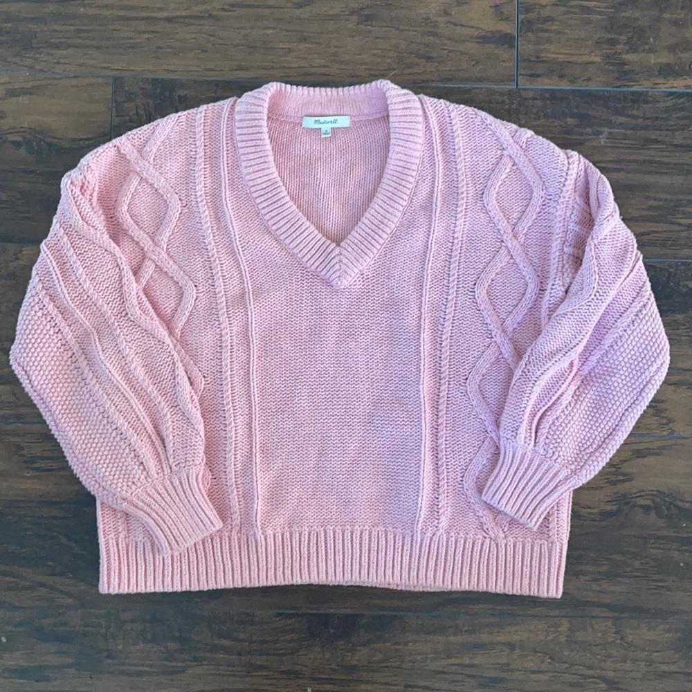 Pink Madewell sweater